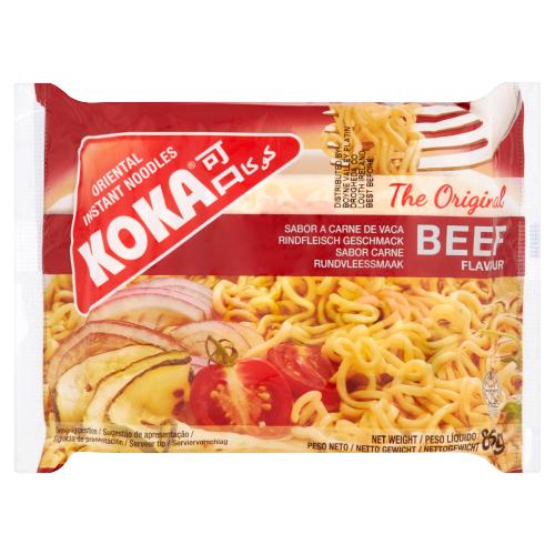 KOKA INSTANT NOODLES BEEF FLAVOUR - 85G - KOKA