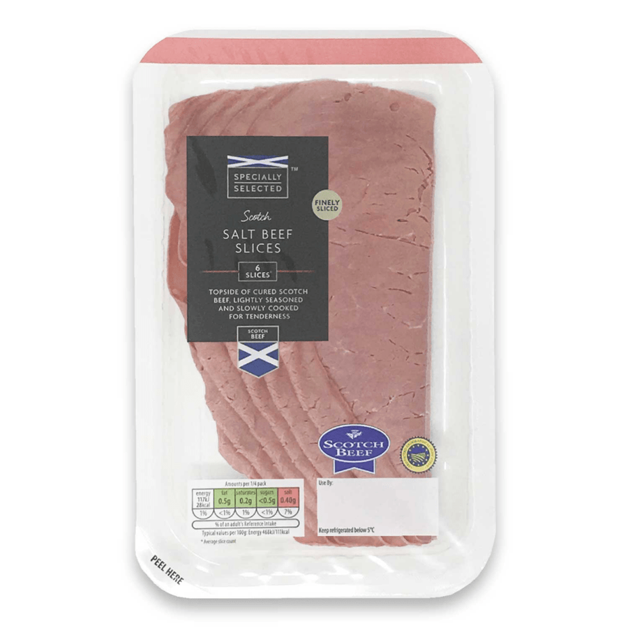 KQF SALT BEEF SLICES - 100G - TSB