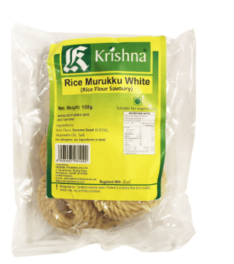 KRISHNA RICE MURUKKU WHITE - 150G - KRISHNA