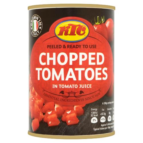 KTC CHOPPED TOMATOES IN TOMATO JUICE - 400G - KTC