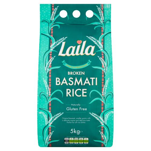 LAILA BROKEN BASMATI RICE - 5KG - LAILA