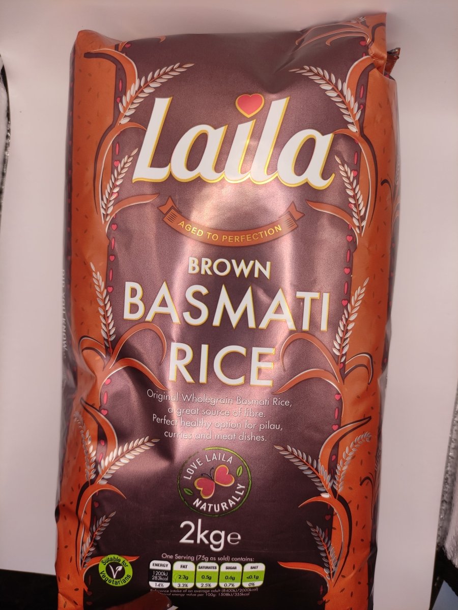 LAILA BROWN BASMATI - 2KG - LAILA