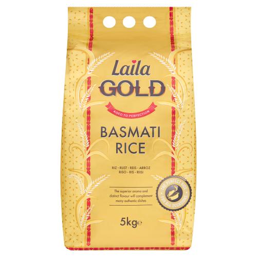 LAILA GOLD BASMATI RICE - 5KG - LAILA