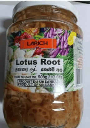 LARICH LOTUS ROOT IN BRINE - 500G - LARICH