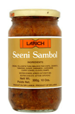 LARICH SEENI SAMBOL WITH CARAMELISED ONION SAMBOL - 300G - LARICH