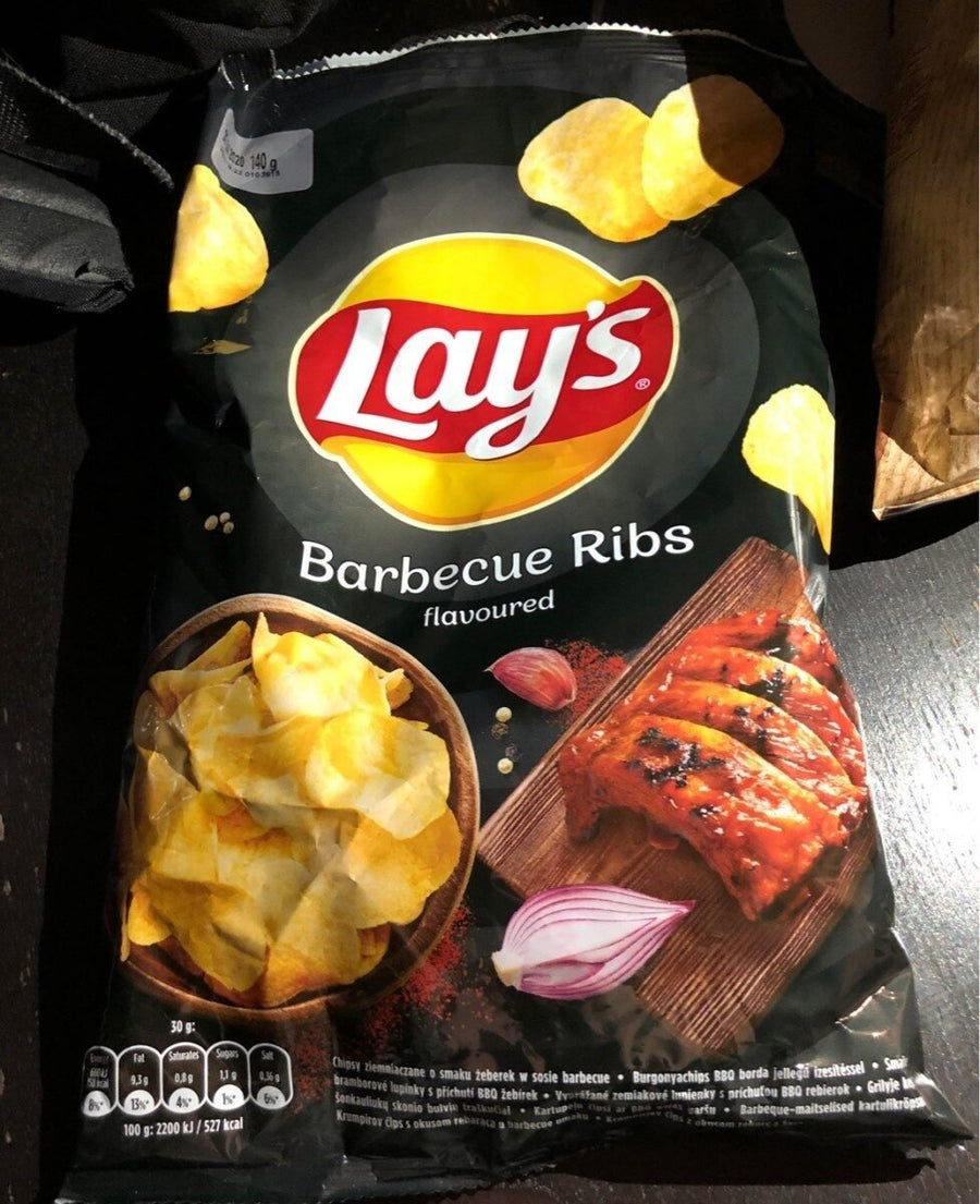 LAYS BARBECUE RIBS - 140G - LAYS