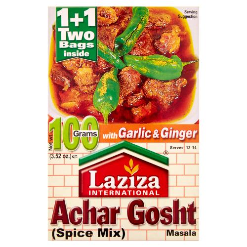 LAZIZA ACHAR GOSHT MASALA SPICE MIX - 100G - LAZIZA