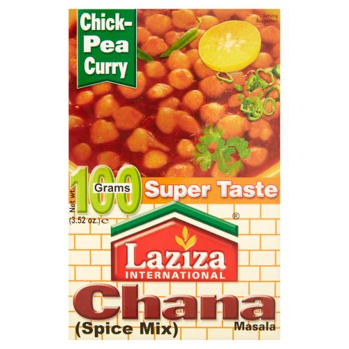 LAZIZA CHANA MASALA RECIPE & SEASONING MIX - 100G - LAZIZA