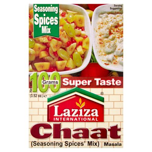 LAZIZA CHAT MASALA SEASONING SPICE MIX - 100G - LAZIZA