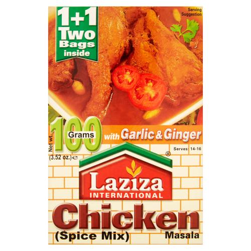 LAZIZA CHICKEN MASALA SPICE MIX - 100G - LAZIZA