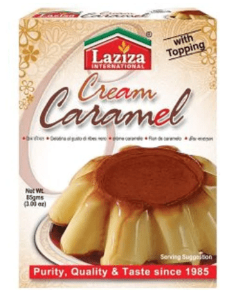 LAZIZA CREAM CARAMEL - 85G - LAZIZA