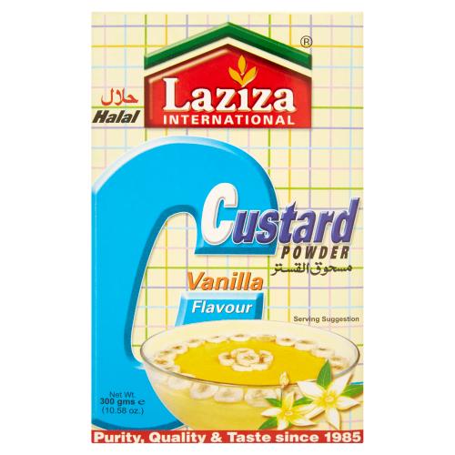 LAZIZA CUSTARD POWDER (VANILLA FLAVOUR) - 300G - LAZIZA