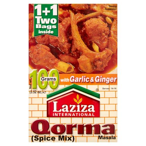 LAZIZA QORMA MASALA SPICE MIX - 100G - LAZIZA