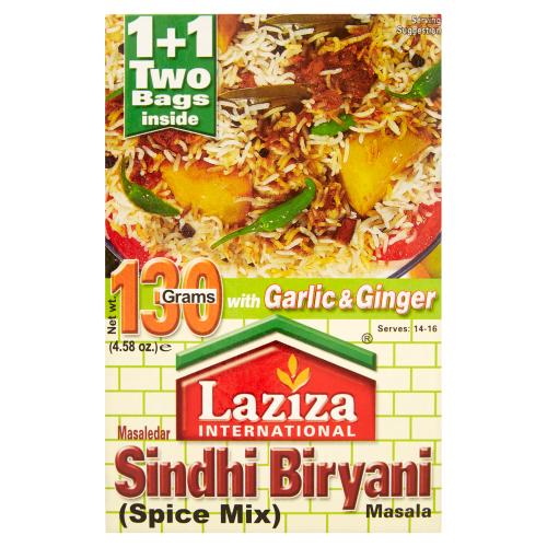 LAZIZA SINDHI BIRYANI MASALA - 130G - LAZIZA