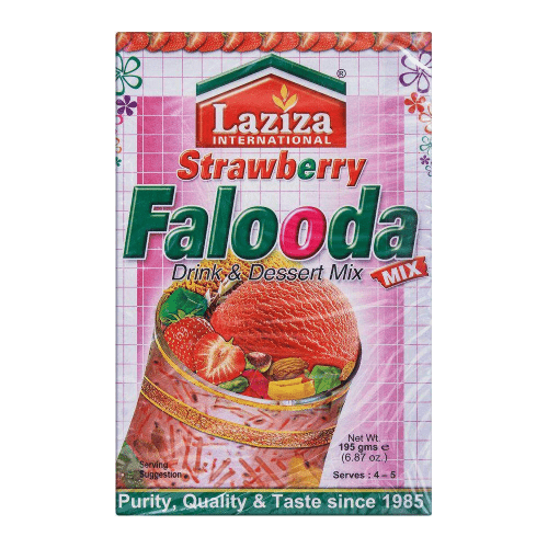 LAZIZA STRAWBERRY FALOODA MIX - 200G - LAZIZA