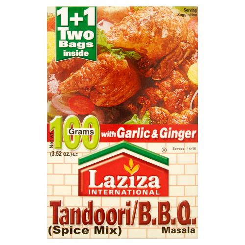 LAZIZA TANDOORI/BBQ MASALA SPICE MIX - 100G - LAZIZA