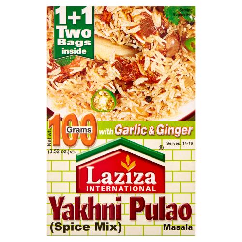 LAZIZA YAKHNI PULAO MASALA - 100G - LAZIZA