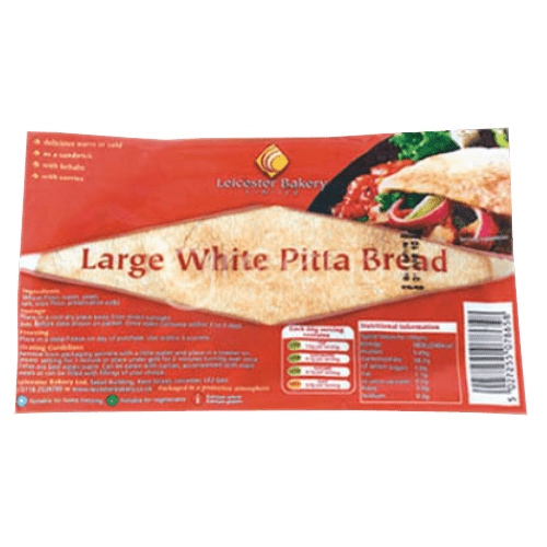 LB LARGE WHITE PITTA BREAD - 6PCS - Branded