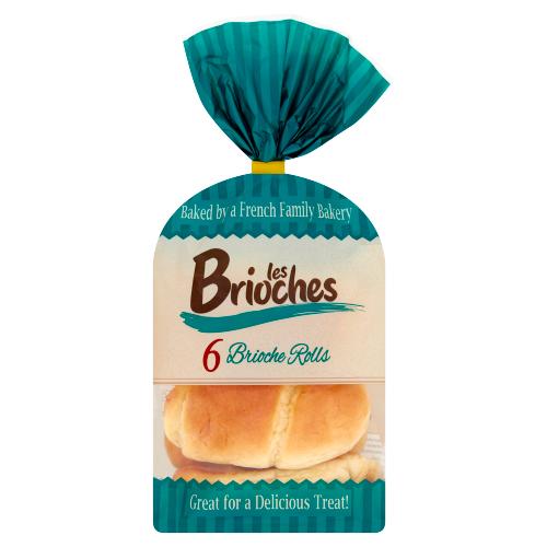 LB MILK BRIOCHE ROLLS - 6 PK - JACK'S