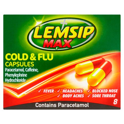 LEMSIP GSL MAX STRENGTH CAPS - 8PK - LEMSIP