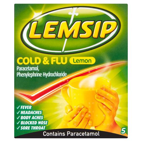 LEMSIP GSL ORIGINAL LEMON POWDERS - 5PK - LEMSIP