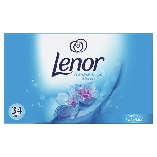 LENOR TUMBLE DRYER SHEETS SPRING AWAKENING - 34PK - LENOR