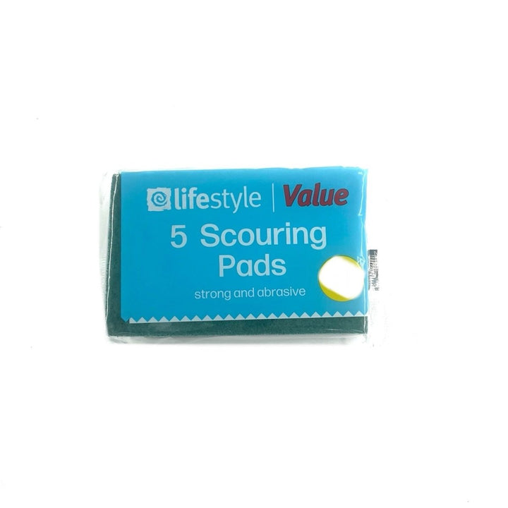 LIFESTYLE VALUE SCOURING PADS - 5 PCS - LIFESTYLE