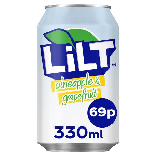 LILT GRAPEFRUIT & PINEAPPLE - 330ML - LILT