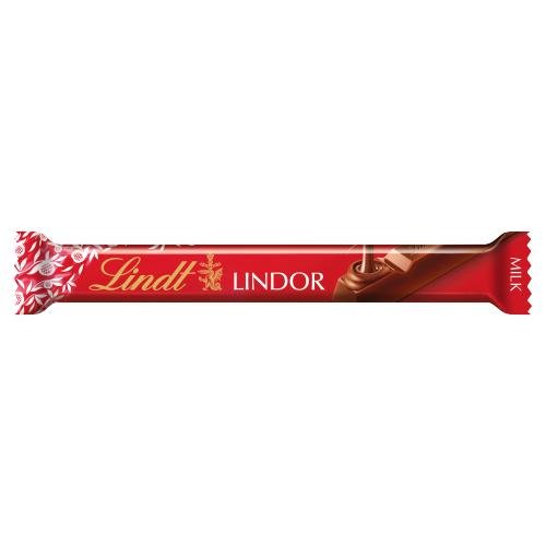 LINDT LINDOR MILK CHOC BAR - 38G - LINDT