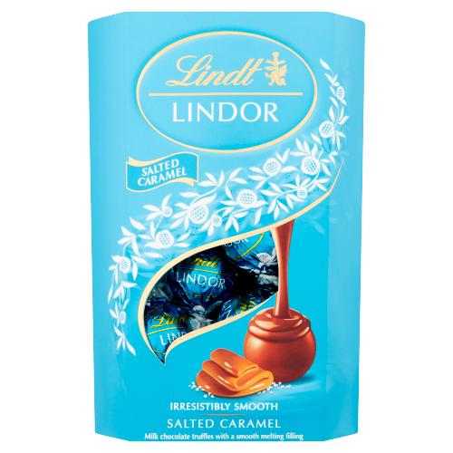 LINDT LINDOR SALTED CARAMEL - 200G - LINDT