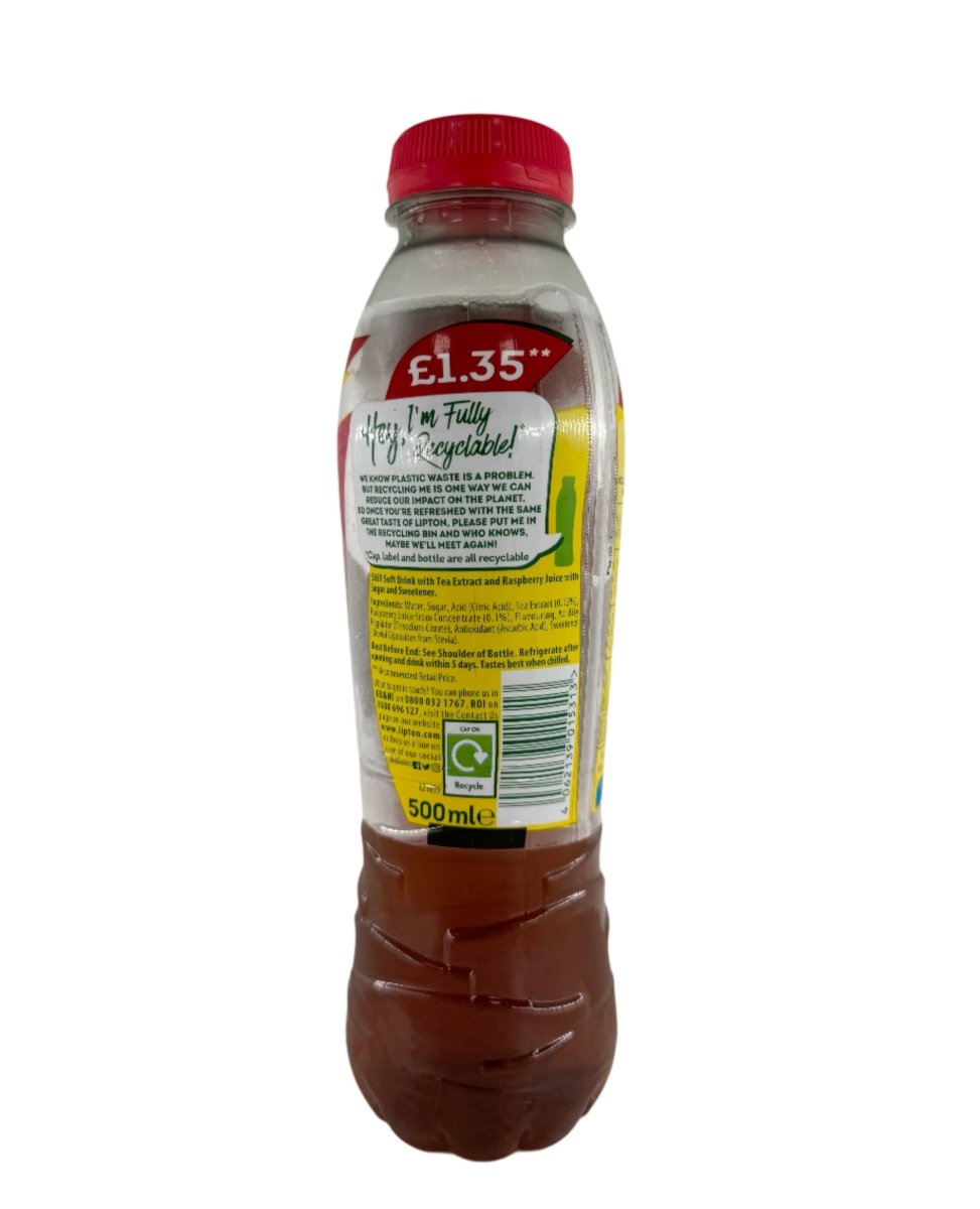 LIPTON RASPBERRY ICE TEA - 500ML - LIPTON