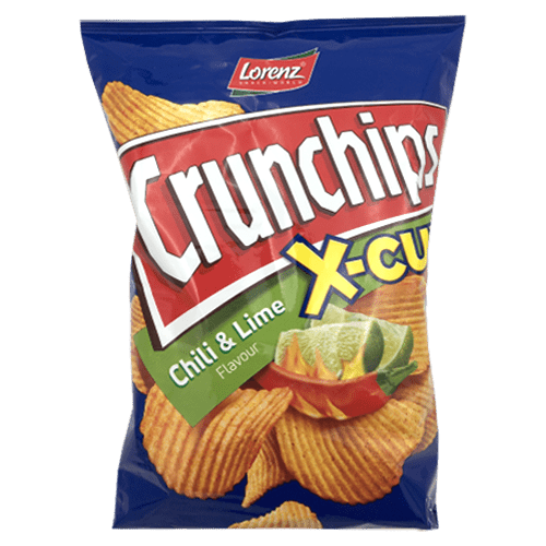 LORENZ CRUNCHIPS CHILLI & LIME 150G - LORENZ