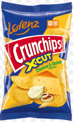 LORENZ CRUNCHIPS X - CUT CHEESE & ONION - 75G - LORENZ