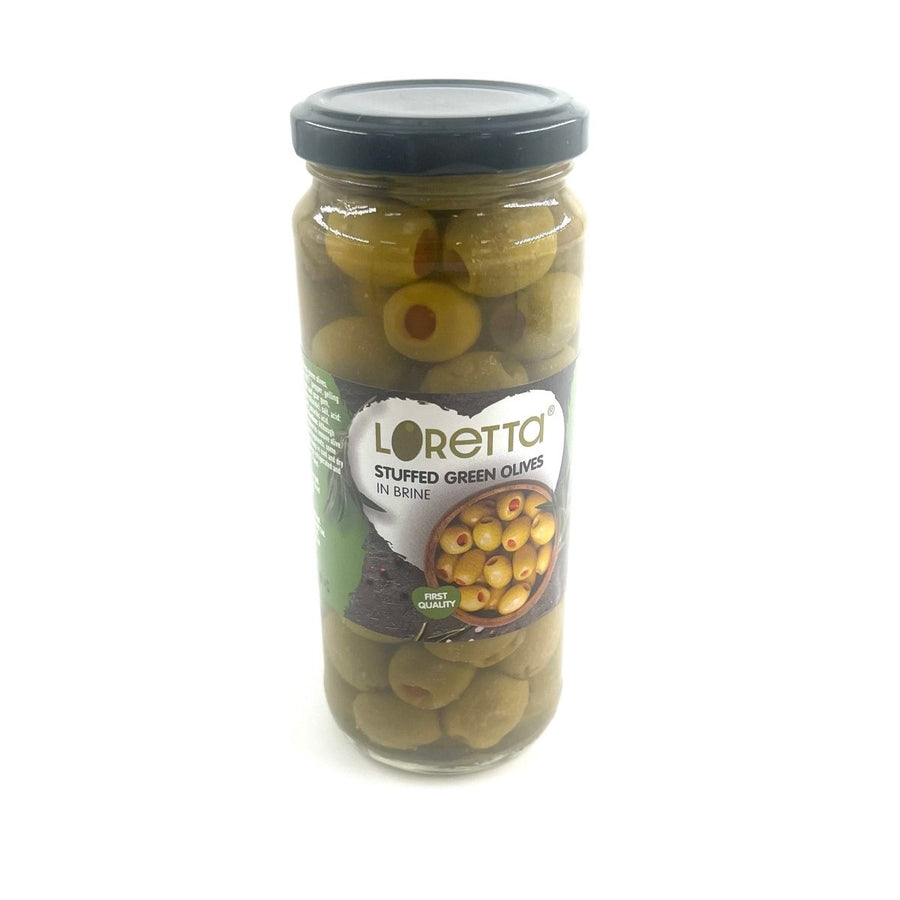 LORETTA STUFFED GEEN OLIVES - 340G - LORETTA