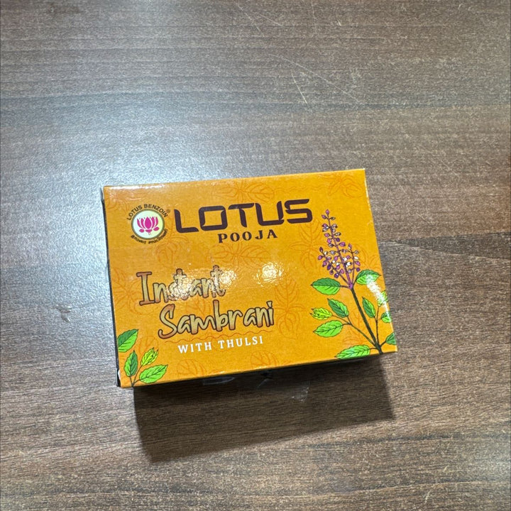 Lotus Instant Sambrani(tulsi)- 20pcs - LOTUS
