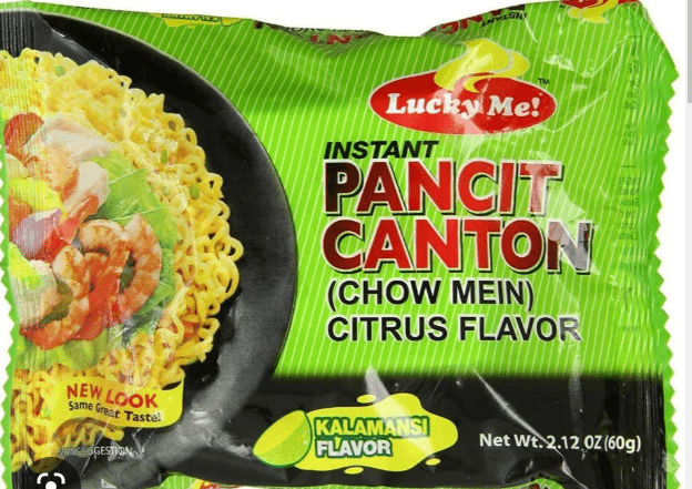 LUCKY ME INSTANT PANCIT CANTON CITRUS FLAVOR - 60G - LUCKY ME