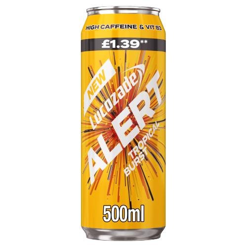 LUCOZADE ALERT TROPICAL - 500ML - LUCOZADE