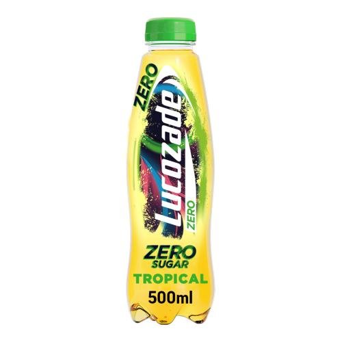 LUCOZADE ENERGY ZERO TROPICAL - 500ML - LUCOZADE