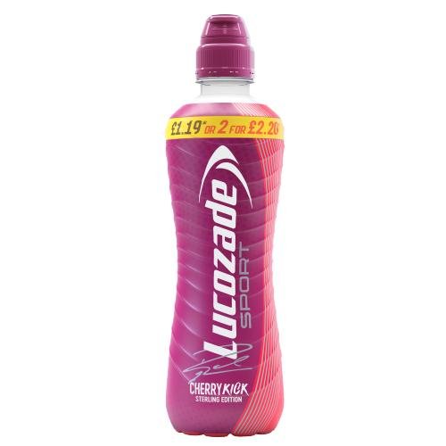 LUCOZADE SPORT CHERRY - 500ML - LUCOZADE