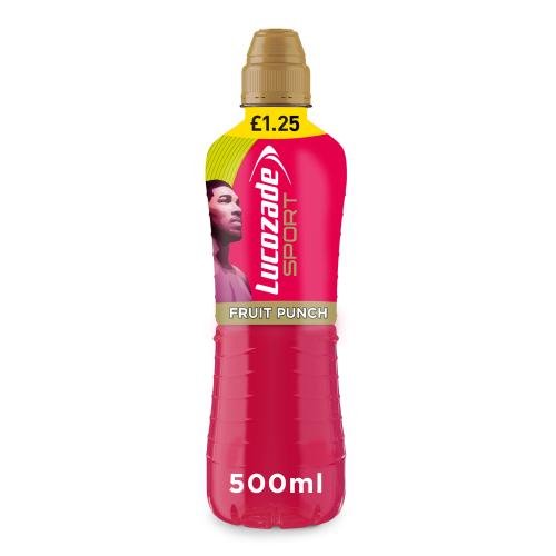 LUCOZADE SPORTT FRUIT PUNCH - 500ML - LUCOZADE