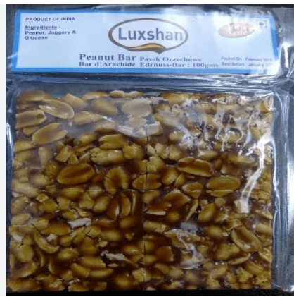 LUXSHAN PEANUT BAR 100G - LUXSHAN