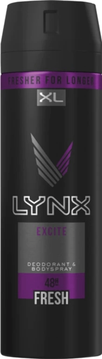 LYNX BODYSPRAY EXCITE - 200ML - LYNX