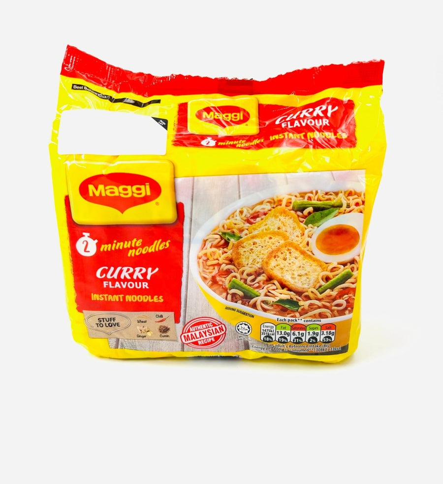 MAGGI CURRY FLAVOUR INSTANT NOODLES - 5X79G - MAGGI