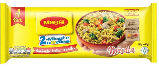 MAGGI MASALA NOODELS4X70G) 280GM - Branded