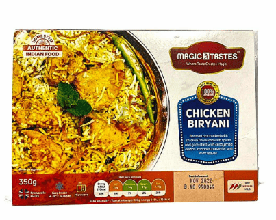 MAGIC TASTES CHICKEN BIRYANI - 350G - MAGIC TASTES