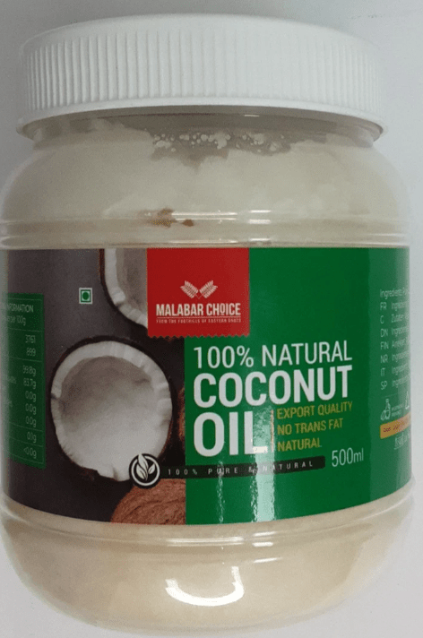 MALABAR CHOICE 100% COCONUT OIL - 500ML - MALABAR CHOICE