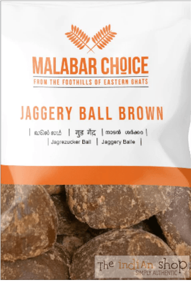 MALABAR CHOICE JAGGERY BALL(BROWN) - 1KG - MALABAR CHOICE