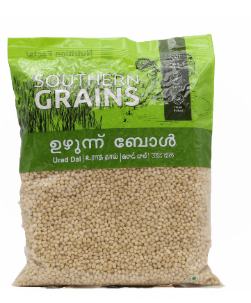 MALABAR CHOICE SOUTHERN GRAINS URAD DAL SPLIT - 908G - SOUTHERN GRAINS