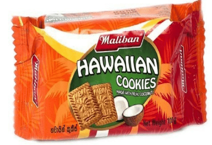 MALIBAN HAWAIIAN COOKIES - 100G - MALIBAN