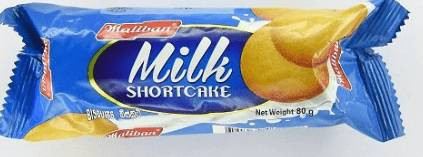 MALIBAN MILK SHORT CAKE - 85G - MALIBAN